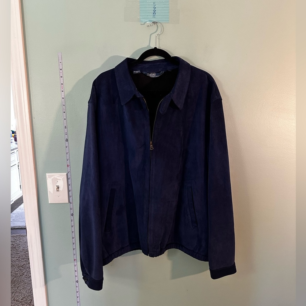 ❄️Suede Polo Jacket By Ralph Lauren Winter Jacket❄️